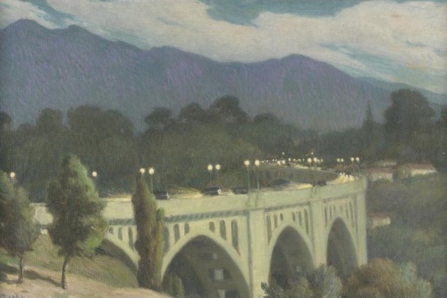 Pasadena Bridge, by Joseph Sharp